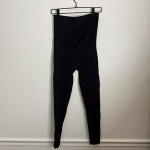 Blanqi Maternity‎ Leggings Black Over Belly Support Comfortable Womens